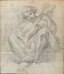 Ange jouant du luth
